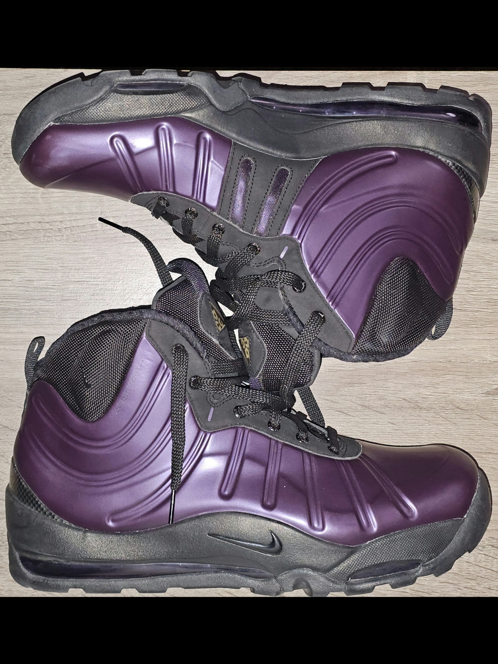 NIKE ACG MAX AIR BAKIN POSITE 2013 – SIZE 12 – RARE GRAIL – OG HEAT – EGGPLANT